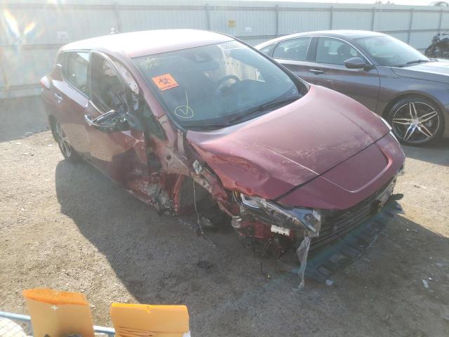 NISSAN LEAF SL PL 2021 with VIN 1N4BZ1DV8MC553399 - Photo from auction