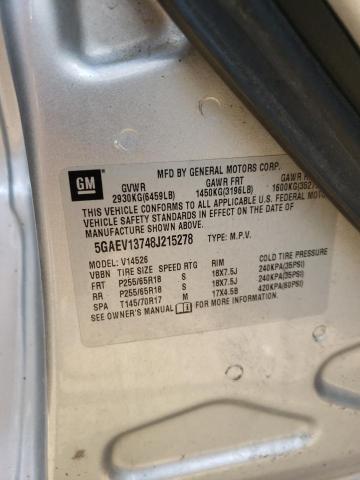 Photo 10 from auction – 2008 BUICK ENCLAVE CX with VIN 5GAEV13748J215278