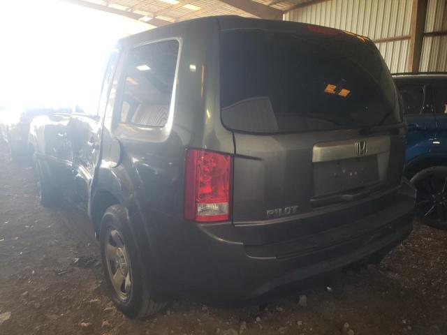 Photo 3 from auction – 2013 HONDA PILOT LX with VIN 5FNYF3H28DB016687