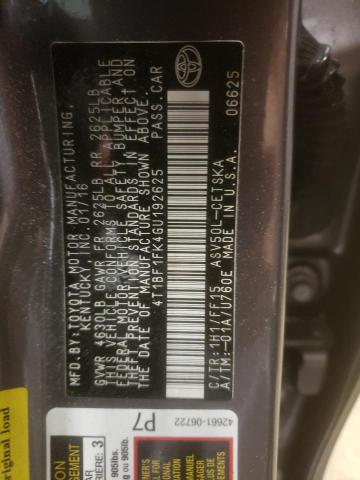 Photo 10 from auction – 2016 TOYOTA CAMRY LE with VIN 4T1BF1FK4GU192625