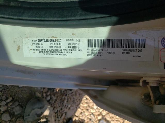 Photo 10 from auction – 2010 DODGE AVENGER SX with VIN 1B3CC4FD1AN188331