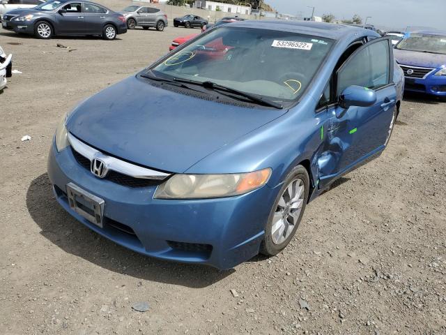 Photo 2 from auction – 2009 HONDA CIVIC EX with VIN 19XFA16819E043471