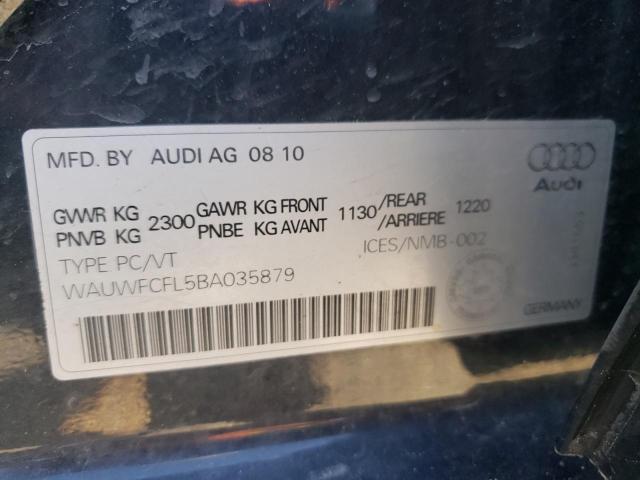 Photo 10 from auction – 2011 AUDI A4 PREMIUM with VIN WAUWFCFL5BA035879