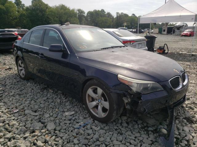 BMW 530 I 2007 with VIN WBANE73597CM46449 - Photo from auction