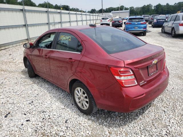 Photo 9 from auction – 2017 CHEVROLET SONIC LT with VIN 1G1JD5SH2H4105581