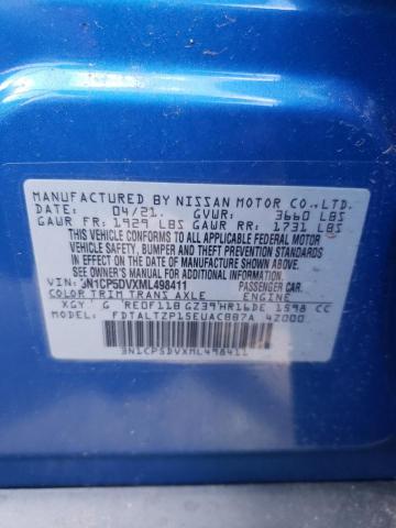 Photo 10 from auction – 2021 NISSAN KICKS SR with VIN 3N1CP5DVXML498411