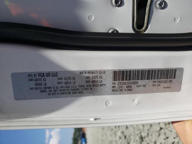 Photo 10 from auction – 2020 DODGE CHARGER SC with VIN 2C3CDXGJ7LH126935