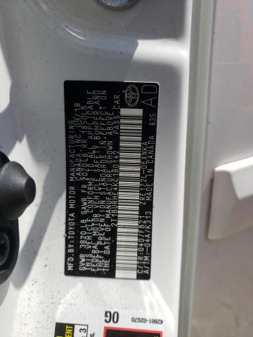 Photo 10 from auction – 2019 TOYOTA COROLLA L with VIN 2T1BURHE4KC180142