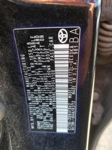 Photo 10 from auction – 2014 TOYOTA COROLLA L with VIN 5YFBURHE1EP049108