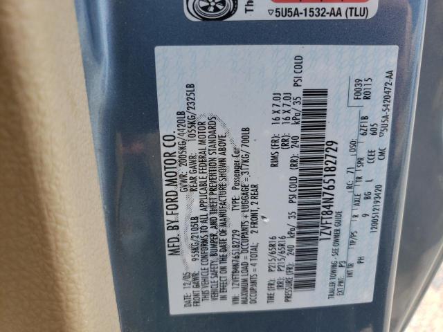 Photo 10 from auction – 2006 FORD MUSTANG with VIN 1ZVFT84N765182729