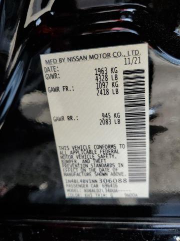 Photo 10 from auction – 2022 NISSAN ALTIMA S with VIN 1N4BL4BV1NN306088