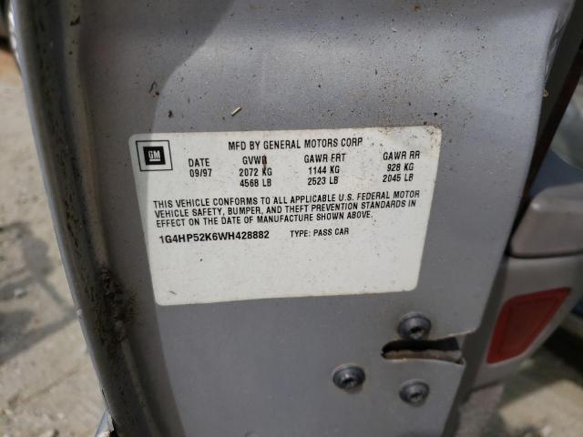 Photo 10 from auction – 1998 BUICK LESABRE CU with VIN 1G4HP52K6WH428882