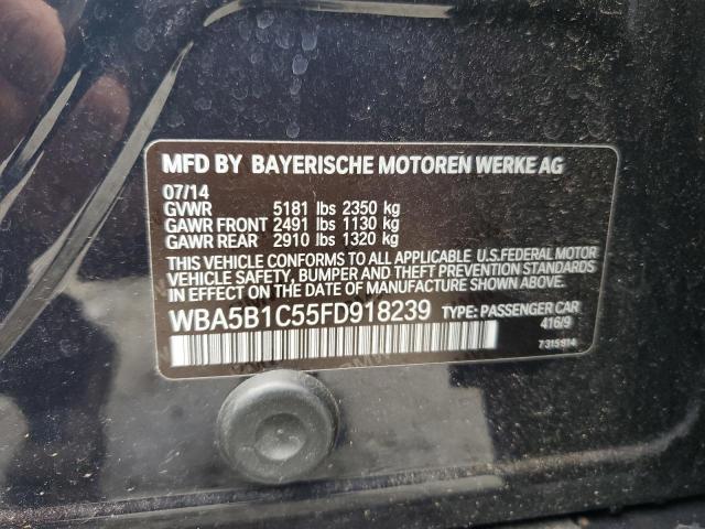 Photo 10 from auction – 2015 BMW 535 I with VIN WBA5B1C55FD918239