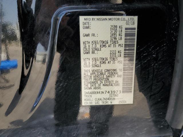 Photo 10 from auction – 2018 NISSAN FRONTIER S with VIN 1N6AD0ER4JN743973