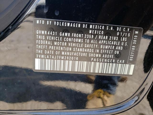 Photo 10 from auction – 2015 VOLKSWAGEN JETTA TDI with VIN 3VWLA7AJ7FM292016