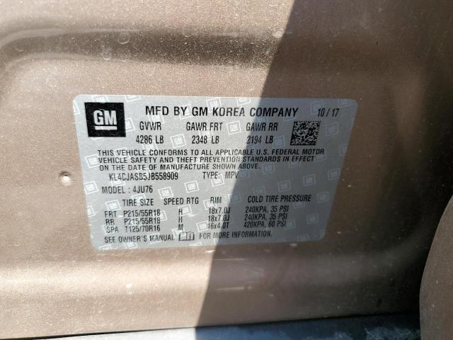 Photo 10 from auction – 2018 BUICK ENCORE PRE with VIN KL4CJASB5JB558909