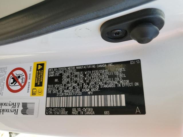 Photo 10 from auction – 2013 LEXUS RX 350 with VIN 2T2ZK1BA3DC117320