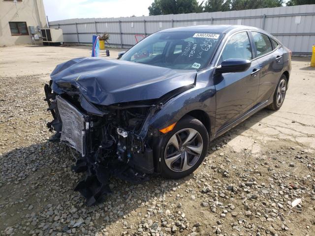 Photo 2 from auction – 2020 HONDA CIVIC LX with VIN 19XFC2F62LE216355
