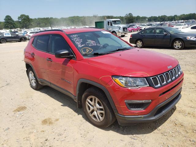 JEEP COMPASS SP 2018 with VIN 3C4NJCAB5JT122555 - Photo from auction