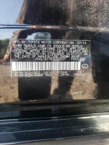 Photo 10 from auction – 2014 LEXUS LS 460 with VIN JTHCL5EF9E5022537