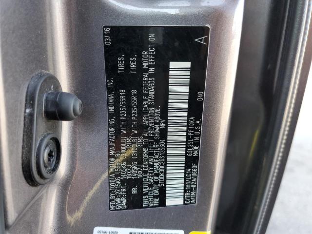 Photo 10 from auction – 2016 TOYOTA SIENNA XLE with VIN 5TDDK3DC2GS135604