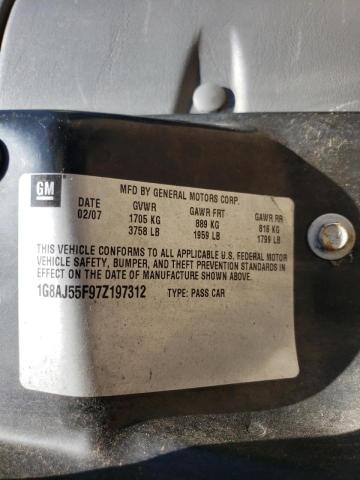 Photo 10 from auction – 2007 SATURN ION LEVEL with VIN 1G8AJ55F97Z197312
