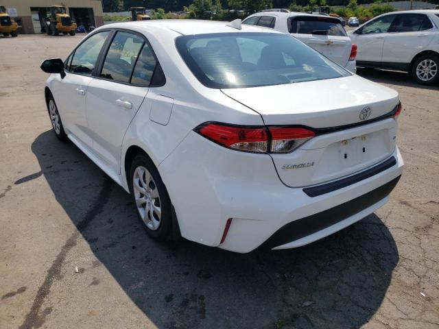 Photo 3 from auction – 2021 TOYOTA COROLLA LE with VIN 5YFEPMAE1MP193449