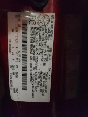 Photo 10 from auction – 2014 FORD FOCUS SE with VIN 1FADP3F24EL256483