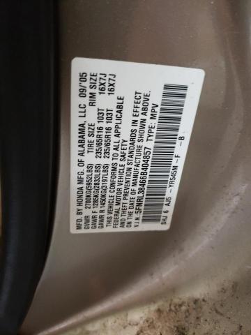 Photo 10 from auction – 2006 HONDA ODYSSEY EX with VIN 5FNRL38466B404857