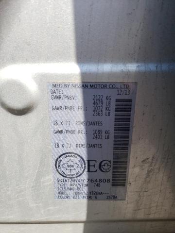 Photo 10 from auction – 2014 NISSAN ROGUE S with VIN 5N1AT2MVXEC764808