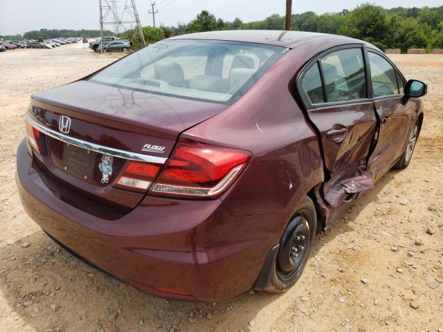 Photo 4 from auction – 2013 HONDA CIVIC LX with VIN 2HGFB2F56DH585155