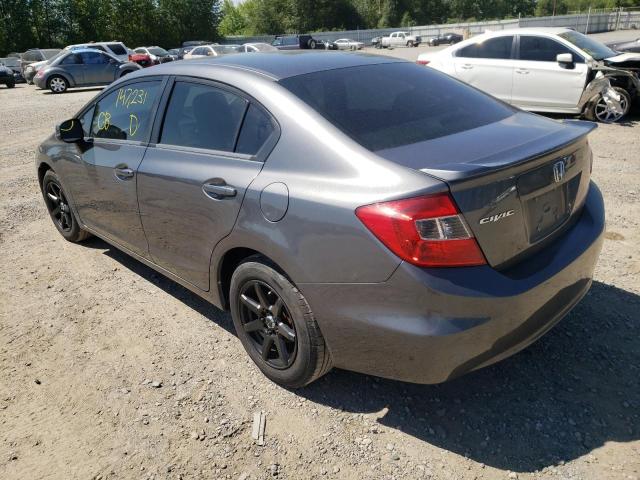 Photo 3 from auction – 2012 HONDA CIVIC LX with VIN 19XFB2F56CE372215