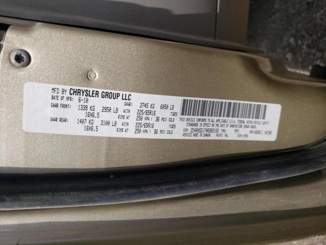 Photo 10 from auction – 2010 DODGE GRAND CARA with VIN 2D4RN5D17AR369103