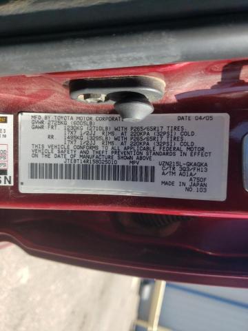 Photo 10 from auction – 2005 TOYOTA 4-RUNNER with VIN JTEBT14R158025010