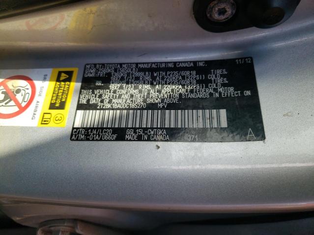 Photo 10 from auction – 2013 LEXUS RX 350 BAS with VIN 2T2BK1BA0DC185270