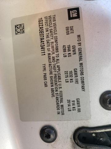 Photo 10 from auction – 2010 PONTIAC G6 with VIN 1G2ZA5E07A4134111