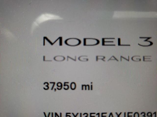 Photo 8 from auction – 2018 TESLA MODEL 3 with VIN 5YJ3E1EAXJF039168