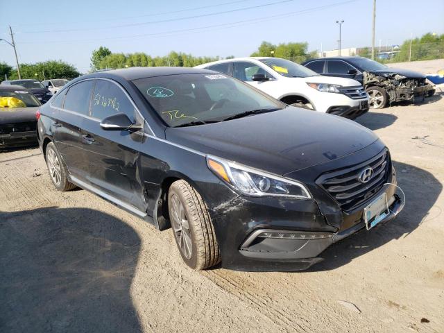 HYUNDAI SONATA SPO 2015 with VIN 5NPE34AF6FH155686 - Photo from auction