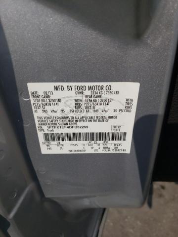 Photo 10 from auction – 2013 FORD F150 SUPER with VIN 1FTFX1EF4DFB52259