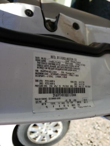 Photo 10 from auction – 2008 FORD CROWN VICT with VIN 2FAFP74V18X117044