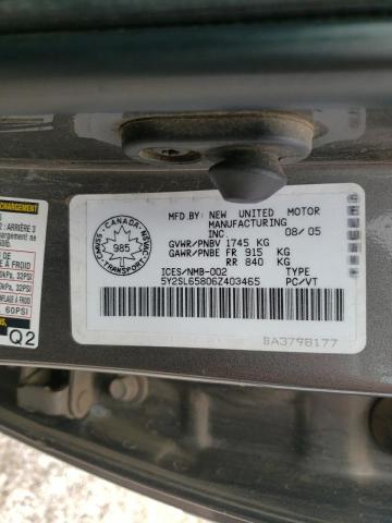 Photo 10 from auction – 2007 PONTIAC VIBE with VIN 5Y2SL65806Z403465