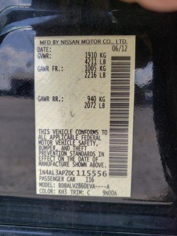 Photo 10 from auction – 2013 NISSAN ALTIMA 2.5 with VIN 1N4AL3AP2DC115556