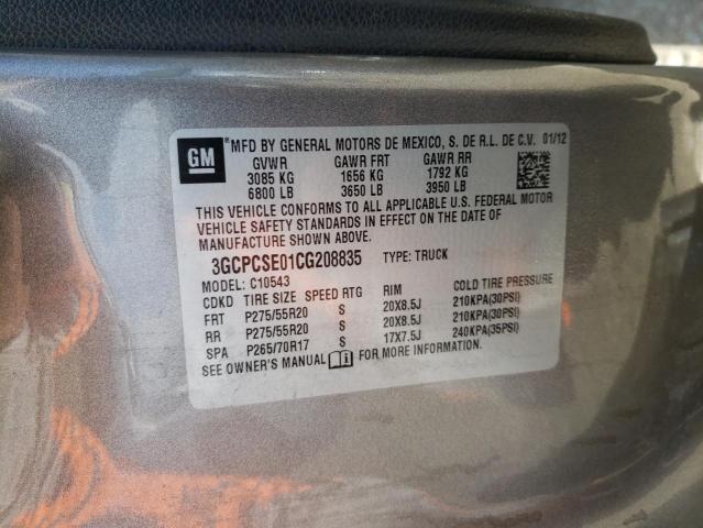 Photo 10 from auction – 2012 CHEVROLET SILVERADO with VIN 3GCPCSE01CG208835