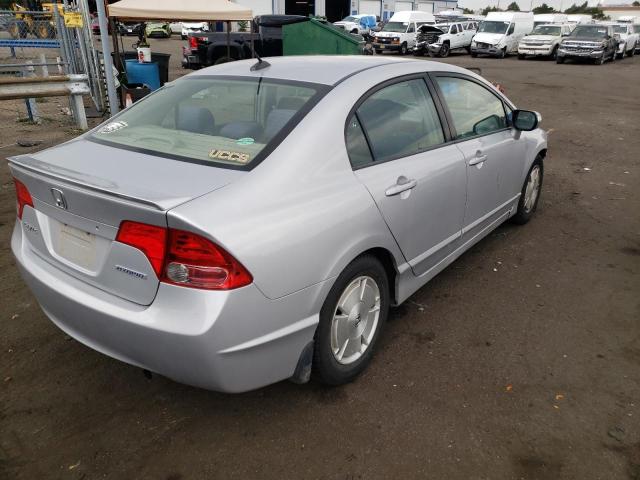 Photo 4 from auction – 2007 HONDA CIVIC HYBR with VIN JHMFA36227S018630