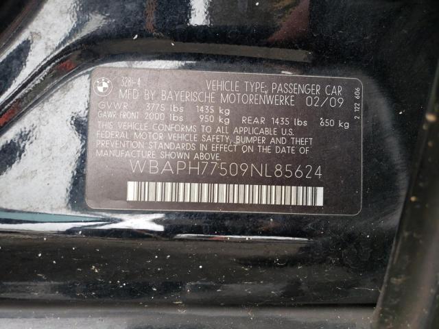 Photo 10 from auction – 2009 BMW 328 I with VIN WBAPH77509NL85624