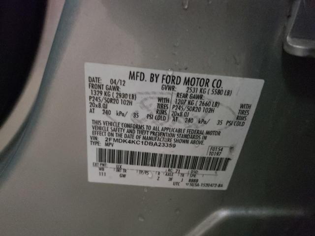 Photo 10 from auction – 2013 FORD EDGE LIMIT with VIN 2FMDK4KC1DBA23359