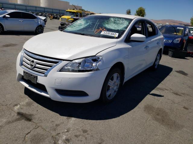 Photo 2 from auction – 2015 NISSAN SENTRA S with VIN 3N1AB7AP3FL691851