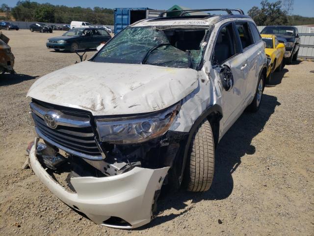Photo 2 from auction – 2016 TOYOTA HIGHLANDER with VIN 5TDDKRFH6GS251447