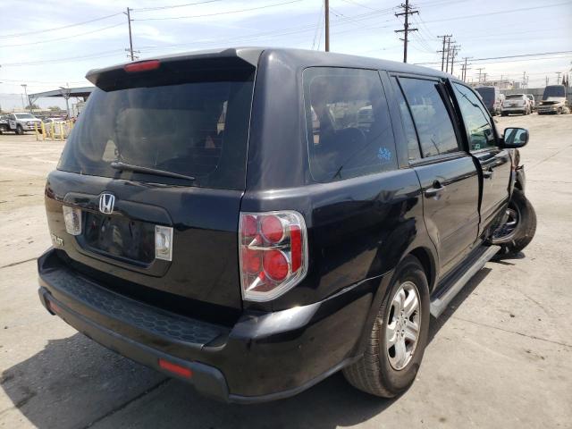 Photo 4 from auction – 2006 HONDA PILOT LX with VIN 5FNYF28146B041820