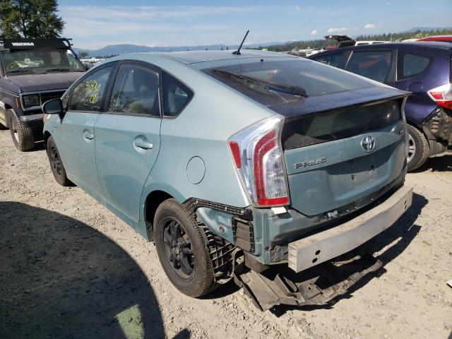 Photo 3 from auction – 2013 TOYOTA PRIUS with VIN JTDKN3DU6D5690807